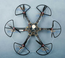 Load image into Gallery viewer, Snap On/off Tool-Free 6x Black Prop Guards for DJI Flamewheel F550 H3-3D HERO4