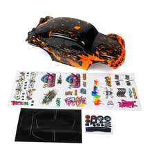 Load image into Gallery viewer, Custom Buggy Body Muddy Orange Black Shell for ARRMA 1/8 Nero 6S BLX Beetle