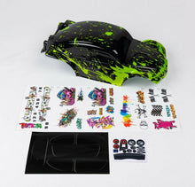 Load image into Gallery viewer, Custom Body Muddy Green Buggy for ARRMA BIGROCK BLX 1/10 MONSTER RC TRUCK
