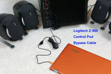 Load image into Gallery viewer, Logitech Z560 Wired Remote Bypass Cable with volume control for Computer Speaker