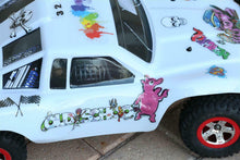 Load image into Gallery viewer, Custom Body Graffiti White for Traxxas 1/10 Slash 4x4 VXL Slayer Shell Cover