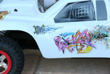 Load image into Gallery viewer, Custom Body Graffiti White for ProSC10 1/10 Slash 4x4 VXL Slayer Shell Cover