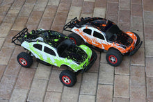 Load image into Gallery viewer, Set of 2 Bug Bodies for Traxxas Slash 1/10 Truck Car Shell WB Muddy Green Orange
