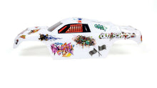 Load image into Gallery viewer, Custom Body Graffiti White for Traxxas Rustler 2WD 1/10 Truck Car Shell Cover