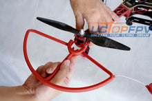 Load image into Gallery viewer, 4x DJI F450 Snap on/off Prop Guard Tool-Free Quick Mount Propeller Protector