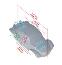 Load image into Gallery viewer, MOD REQUIRED READ! Custom Buggy Clear Body Beetle Bug Style for ARRMA Senton
