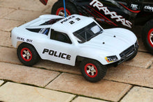 Load image into Gallery viewer, Custom Body Police Car Style White for Traxxas 1:16 Slash Mini Body 1/16 7012