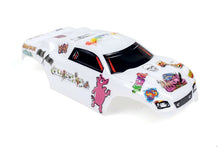 Load image into Gallery viewer, Custom Body Graffiti White for Traxxas Rustler 2WD 1/10 Truck Car Shell Cover