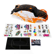 Load image into Gallery viewer, Custom Bug Body Muddy Orange/WB Shell for ARRMA 1/8 Nero 6S BLX VW Baja Beetle
