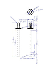 Load image into Gallery viewer, Body Mounting Posts Conversion Kit for φ7.8mm Length 75.5mm