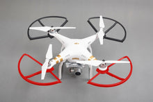 Load image into Gallery viewer, RED/BLACK 4X SNAP ON/OFF PROP GUARDS QUICK RELEASE DJI PHANTOM 1 2 3 PRO VISION+