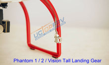 Load image into Gallery viewer, Red Tall Landing Gear for DJI Phantom 1 2 Vision Wide and High Ground Clearance
