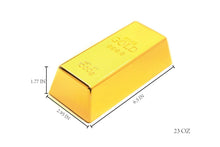 Load image into Gallery viewer, Realistic Gold Bar Doorstop Novelty Toy Birthday Prank Gift Joke Paperweight