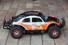 Load image into Gallery viewer, Set of 2 Bug Bodies for Traxxas Slash 1/10 Truck Car Shell WB Muddy Green Orange