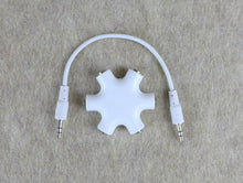 Load image into Gallery viewer, Head Phone 1 to 5 Star Splitter For Headset iPhone iPod 3.5mm Mini Jack Earbud