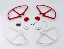 Load image into Gallery viewer, Blade 350 1 2 3 Snap on/off Prop Guards 2 Red 2 White Quick Release Mount
