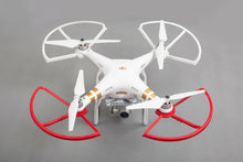Load image into Gallery viewer, 2RED&2WHITE SNAP ON/OFF PROP GUARDS QUICK RELEASE DJI PHANTOM 1 2 3 PRO VISION+