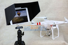 Load image into Gallery viewer, 7 Inch Sun Hood Sun Shade Black with Tripod Mount for iPad Mini Similar Tablet