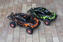Load image into Gallery viewer, Set of 2 Buggy Muddy Bodies for Traxxas Slash 1/10 Truck Car Shell Green Orange