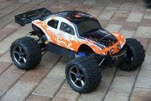 Load image into Gallery viewer, Custom Bug Body Muddy Orange/WB Shell for Traxxas E-Revo 1/10 Volkswagen Beetle