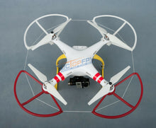Load image into Gallery viewer, 2x Red & 2x White Snap On/Off Prop Guards for DJI PHANTOM UPair UP Air Autel