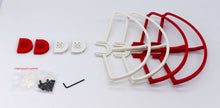 Load image into Gallery viewer, Blade 350 1 2 3 Snap on/off Prop Guards 2 Red 2 White Quick Release Mount