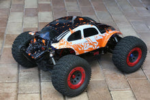 Load image into Gallery viewer, Custom Bug Body Muddy Orange/WB Shell for 1/8 RC Baja Thunder Tiger HPI Traxxas