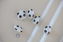 Load image into Gallery viewer, 5pk Panda Foil Balloon Holiday Party Decoration Christmas Birthday Halloween