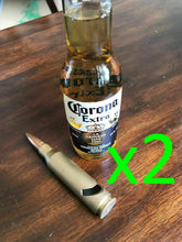 Load image into Gallery viewer, 2pk 50 CAL BMG Real Brass Bullet Bottle Opener Military Machine Gun Cartridge