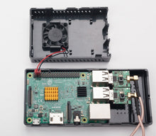 Load image into Gallery viewer, Black Case with Fan for Stratux ADS-B Kit Matte Finish Tool Free Assembly