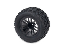 Load image into Gallery viewer, 4pk Wheels for Traxxas Stampede VXL / Slash Blacked Out Rim w/ Tires 1/10 12mm