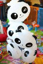 Load image into Gallery viewer, 5pk Panda Foil Balloon Holiday Party Decoration Christmas Birthday Halloween