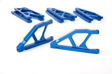 Load image into Gallery viewer, 4 Sets of Blue CNC Aluminum Suspension Arms for ARRMA Fazon 6S BLX Front Rear