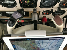 Load image into Gallery viewer, 3-in-1 Airplane Yoke Mount for iPad iPhone Pilot EFB Tablet Phone Aircraft Plane