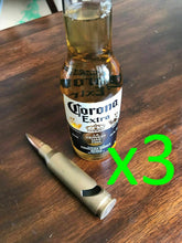 Load image into Gallery viewer, 3pk 50 CAL BMG Real Brass Bullet Bottle Opener Military Machine Gun Cartridge