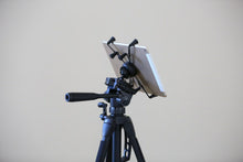 Load image into Gallery viewer, iPad X-Clamp with suction cup car plane tripod mount for iPad and iPad Mini