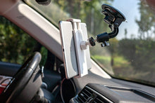 Load image into Gallery viewer, iPad Clamp with suction cup car plane tripod mount for iPad 10 or 11 inch