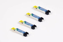 Load image into Gallery viewer, Pack of 4 150mah 1s 3.7v 25c Lipo Battery for E-Flite Hobbyzone Sport Cub S