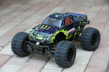 Load image into Gallery viewer, Set of 4 Blacked Out Rim Wheels w/ Tires for Traxxas Stampede Rustler 1/10 12mm