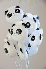 Load image into Gallery viewer, 10pk Panda Foil Balloon Holiday Party Decoration Christmas Birthday Halloween