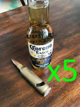 Load image into Gallery viewer, 5pk 50 CAL BMG Real Brass Bullet Bottle Opener Military Machine Gun Cartridge