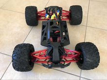 Load image into Gallery viewer, 4 Sets of Blue CNC Aluminum Suspension Arms for ARRMA Fazon 6S BLX Front Rear