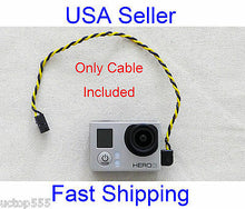 Load image into Gallery viewer, Gopro Hero3 USB 90 Degree Connector to AV Video Output Cable FPV Hero 3 USA