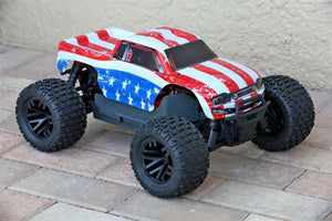 Custom Body USA Flag Style for ARRMA GRANITE 4X4 2WD 3S BLX 1/10 Cover Shell