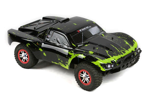 2pk Custom Bodies Muddy Splash Orange and Green for Traxxas Slash 1/10 1:10 Body