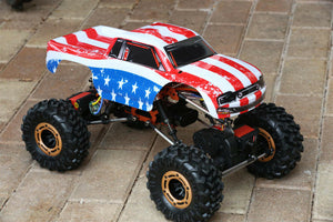 Custom Body American Flag for Redcat Racing Rockslide / Everest 1/10