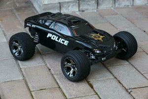 2pk Set Custom Police Sheriff for Traxxas Rustler 2WD 1/10 Truck Car Shell Cover