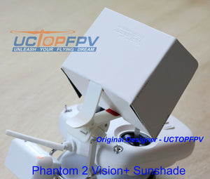 White Sun Hood Sun Shade for DJI Phantom All Models Samsung S4 HTC iPhone