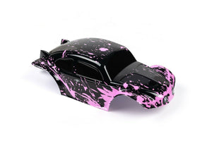 Custom Buggy Body Muddy Pink Black Shell for ARRMA 1/8 Nero 6S BLX Beetle