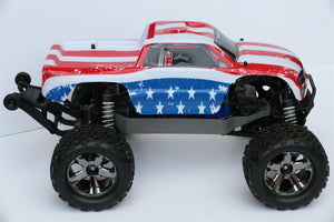 Custom Body American Flag Style for Traxxas Stampede 1/10 Truck Car Shell Cover